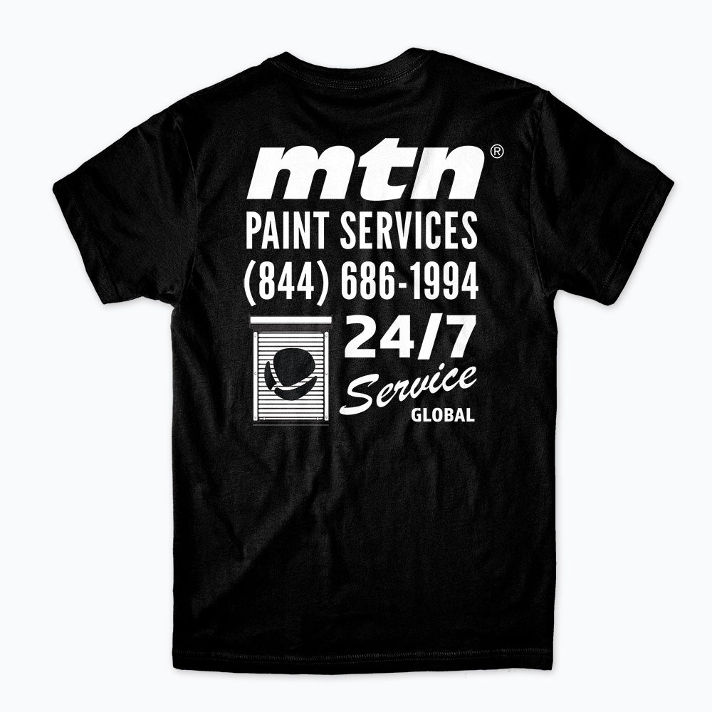 MTN Paint Services 24/7 Tee - Black