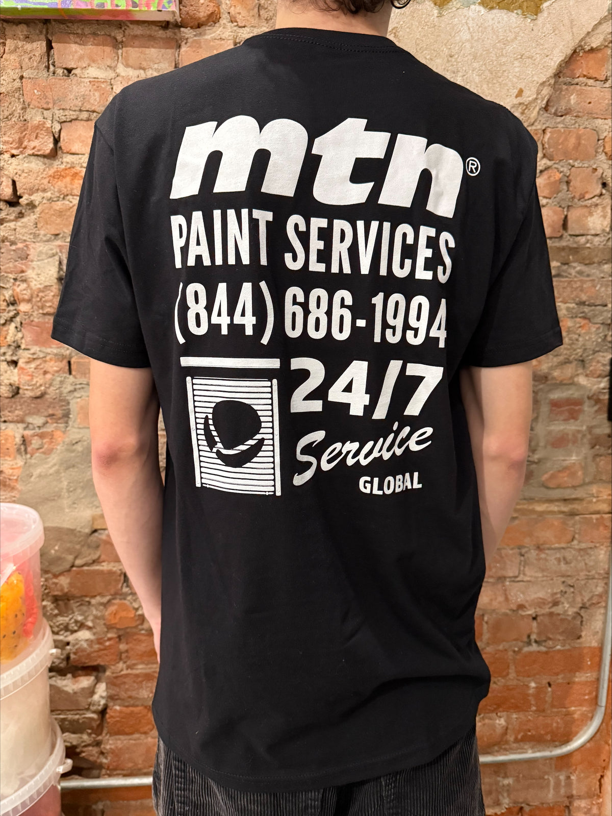 MTN Paint Services 24/7 Tee - Black