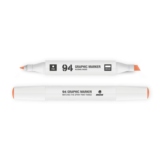 MTN 94 Graphic Marker Individual - Solar Orange | Spray Planet