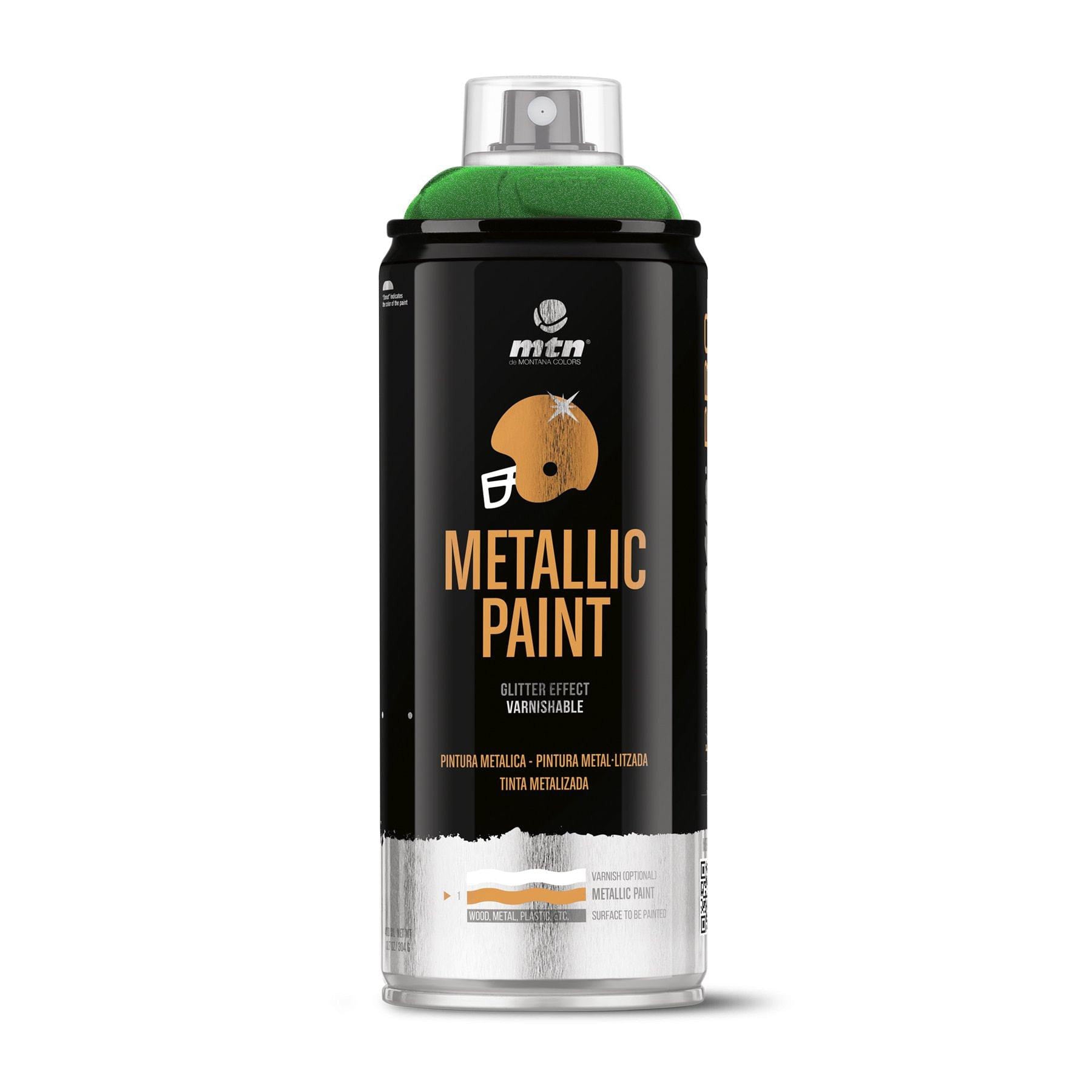 MTN PRO Metallic Spray Paint - Metallic Green | Spray Planet