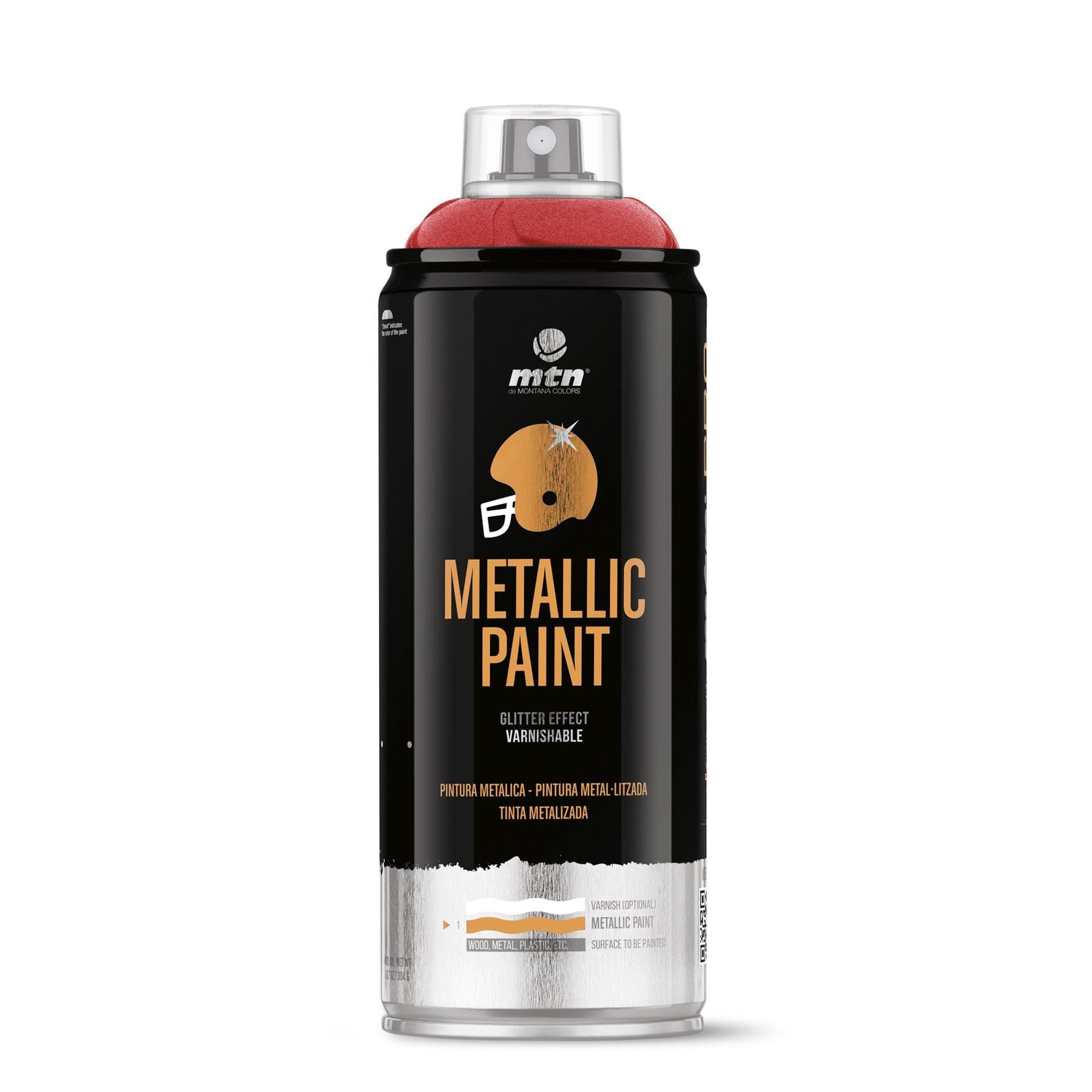 MTN PRO Metallic Spray Paint - Metallic Red | Spray Planet